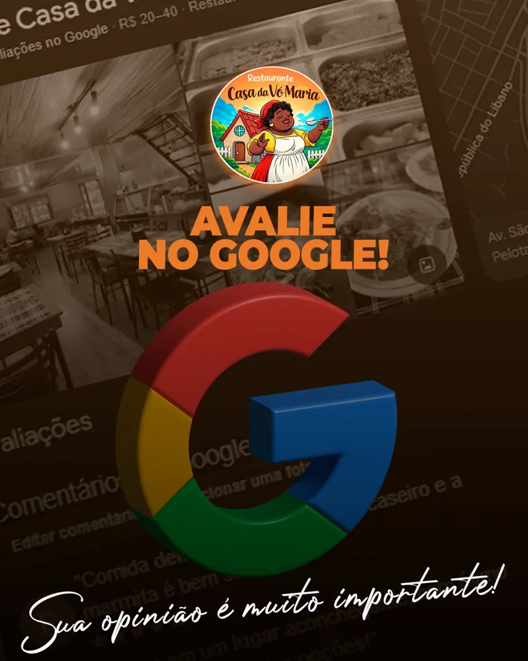 Criativo Casa da Vó Maria: avalie no Google